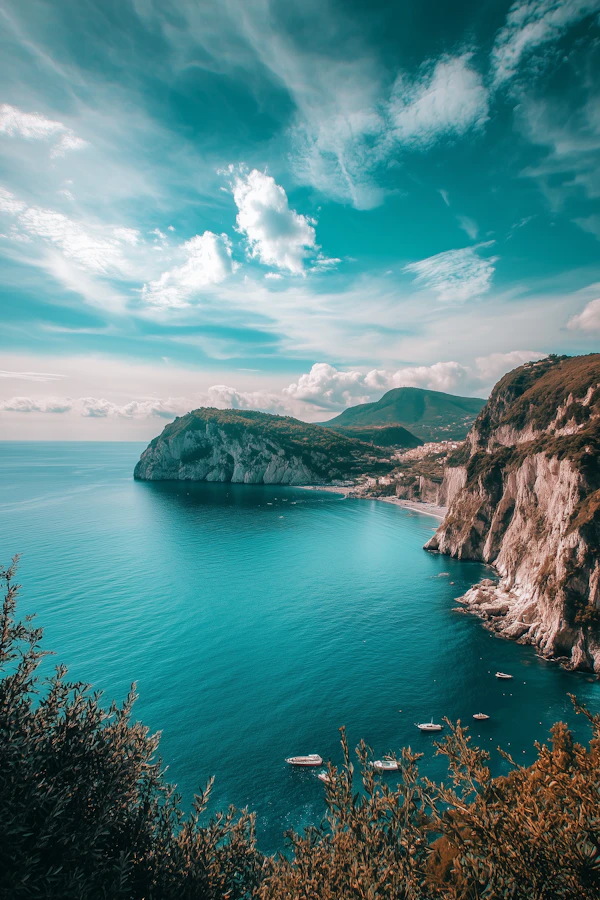 Coastal Cliffside View