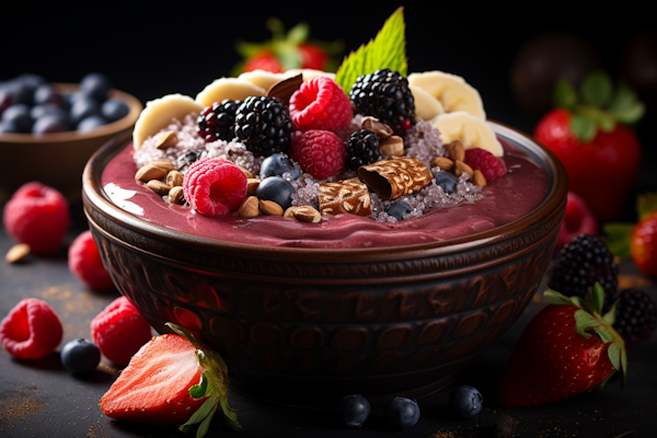 Rustic Elegance Acai Bowl