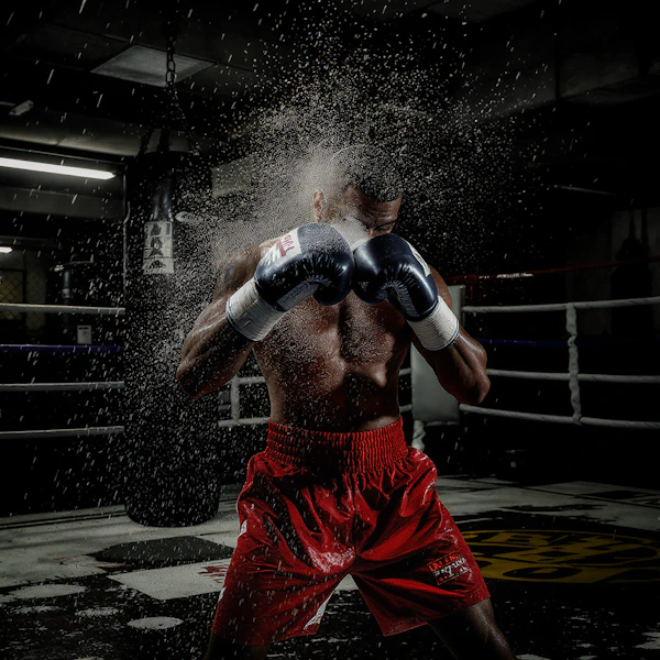 Boxer in Action