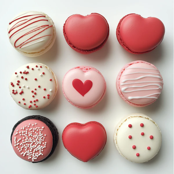 Romantic Macaron Grid