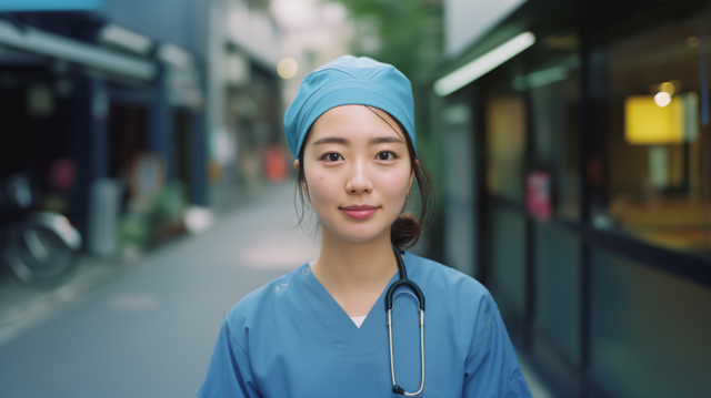 Portrait of a Young Asian Healthcare Professional