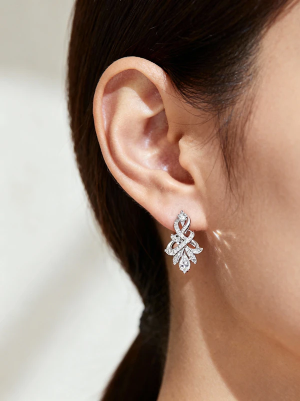 Elegant Earring Close-Up