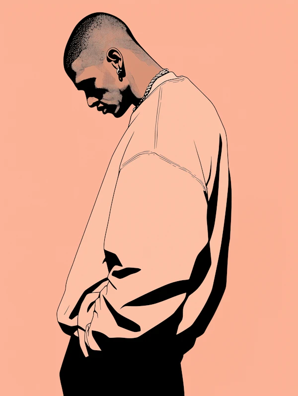 Stylized Profile Illustration