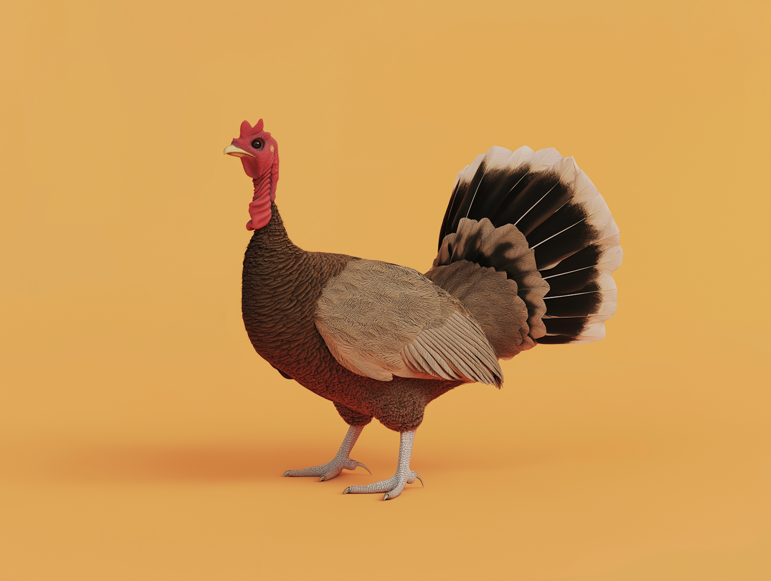 Realistic Turkey Portrait