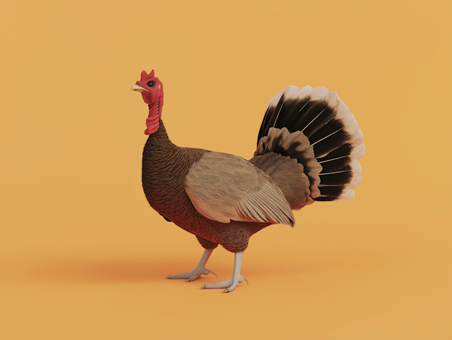 Realistic Turkey Portrait