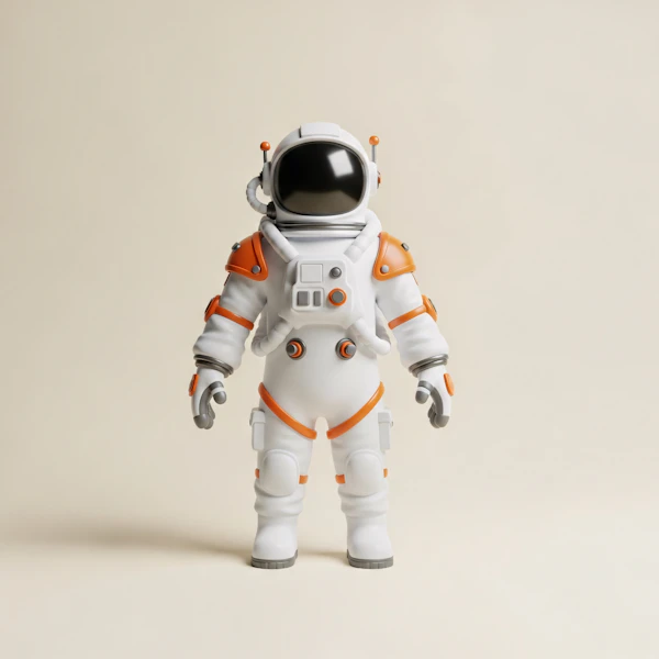 Stylized Astronaut Model