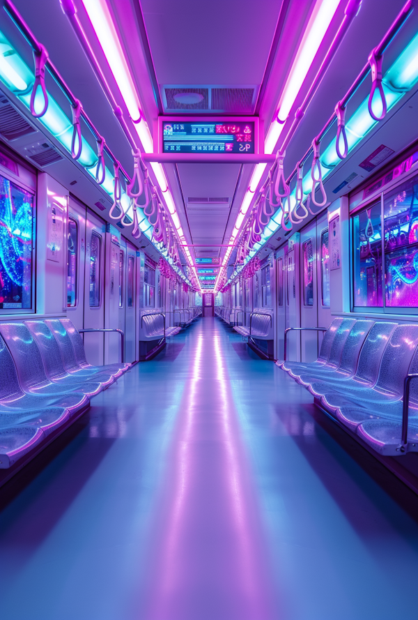 Futuristic Metro Interior