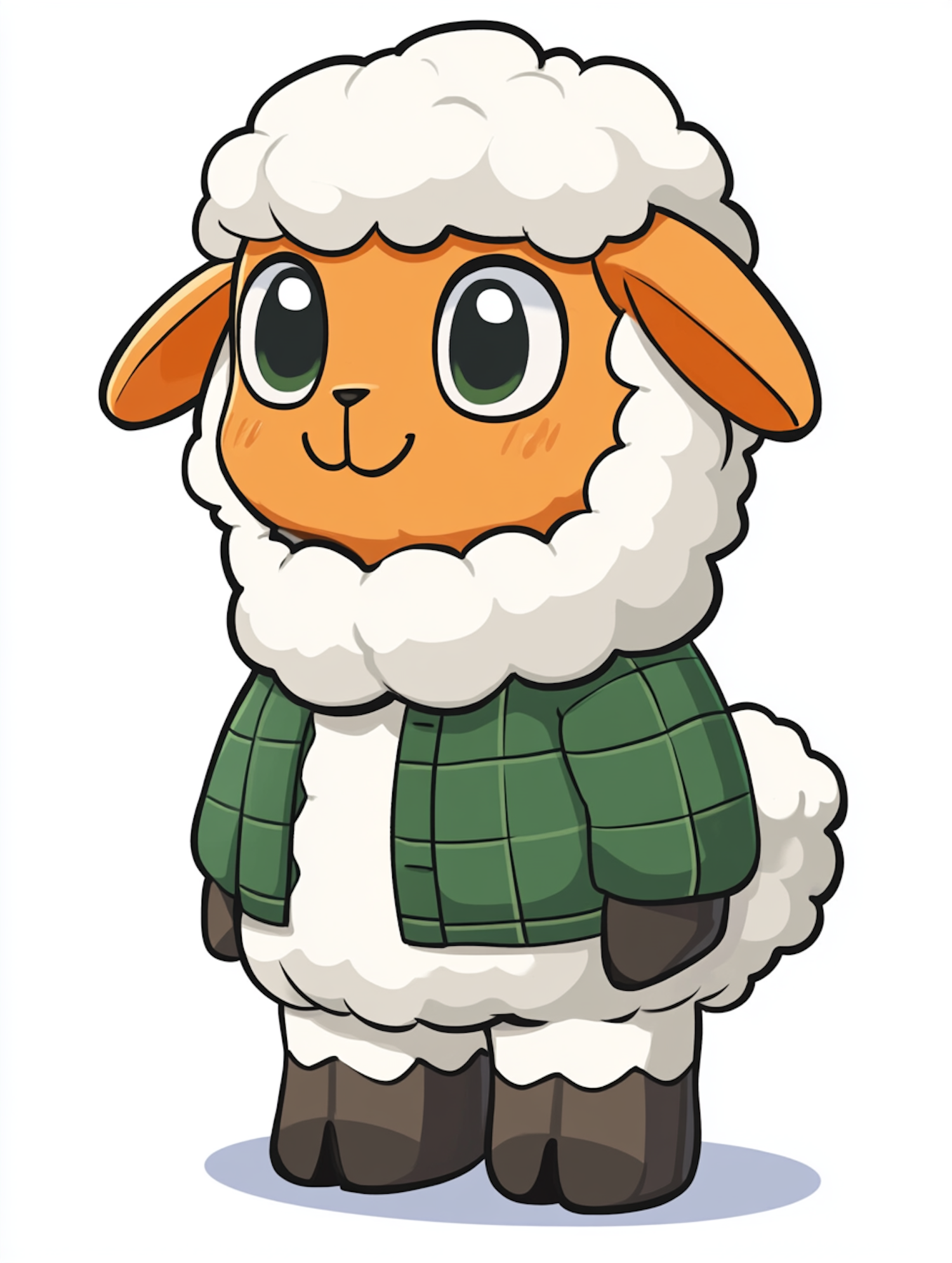 Cartoonish Sheep Character