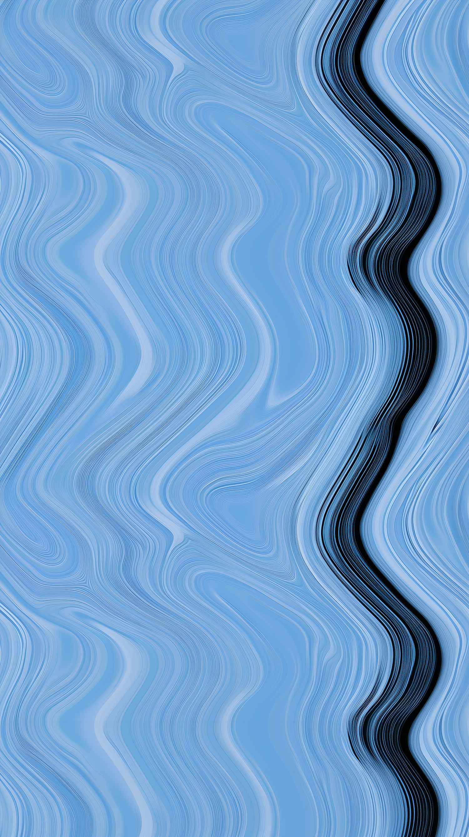 Abstract Blue Swirls