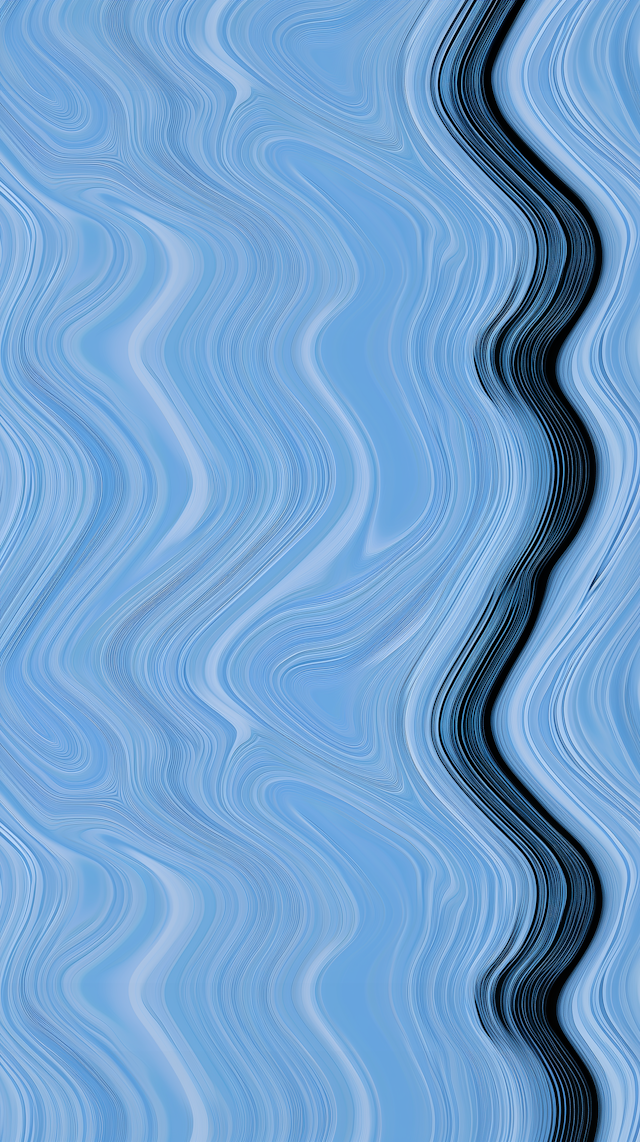 Abstract Blue Swirls