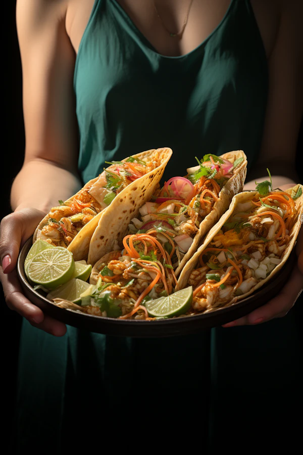 Vibrant Gourmet Taco Platter Offer