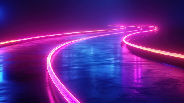 Futuristic Neon Scene