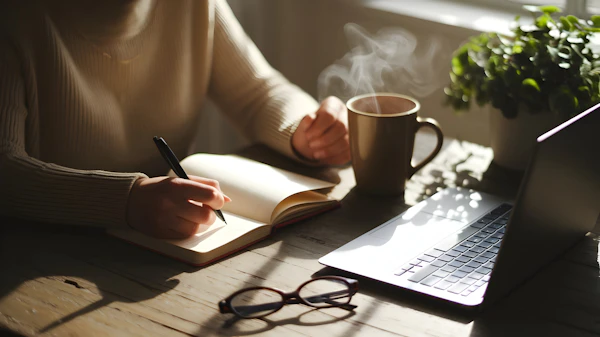 Cozy Writing Scene
