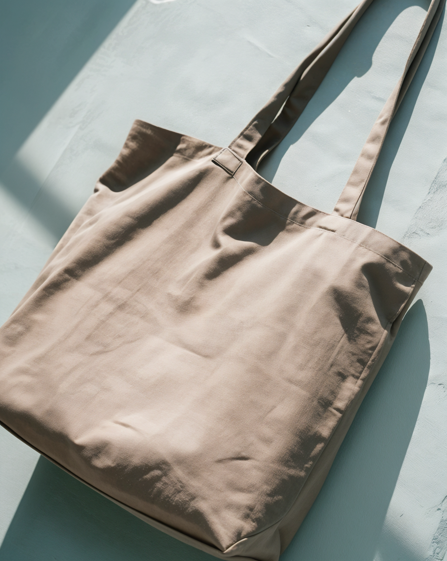 Minimalistic Beige Tote Bag