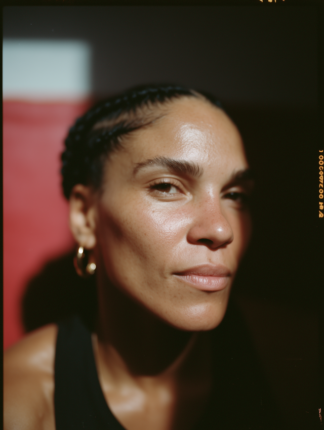 Portrait with Braided Hair