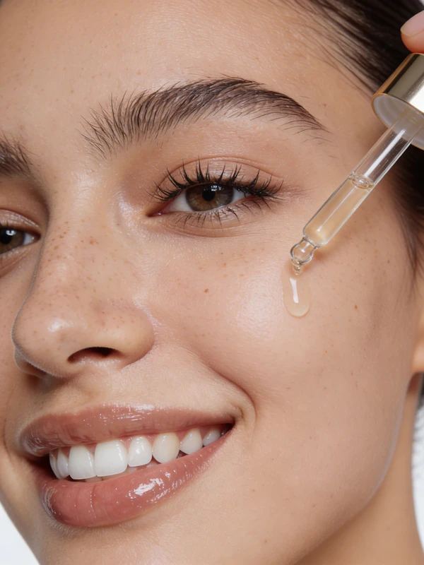 Skincare Serum Application
