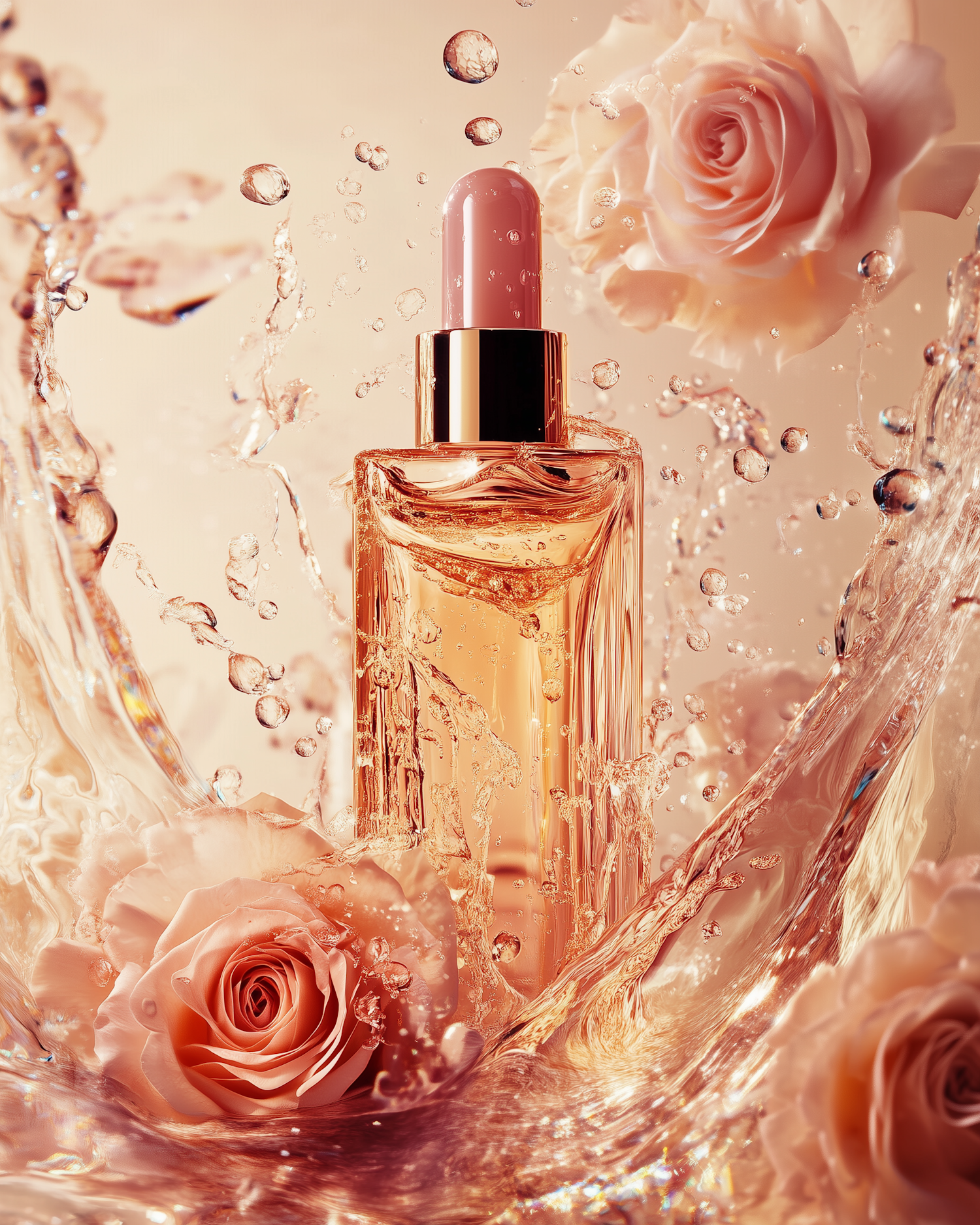 Luxurious Perfume with Roses