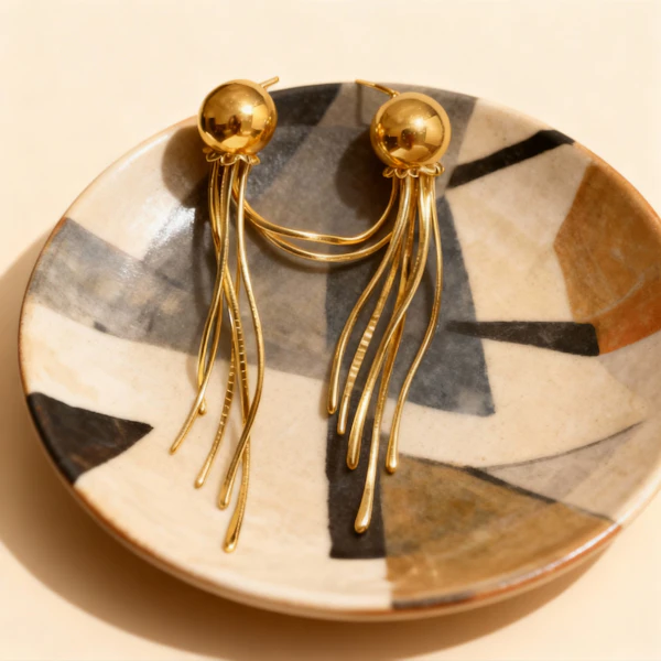 Elegant Gold Earrings