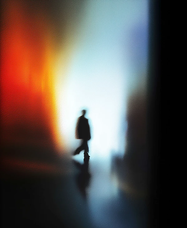 Silhouette Through Glass
