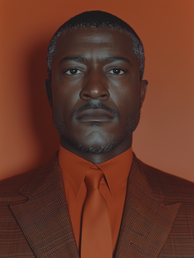 Man in Orange Suit