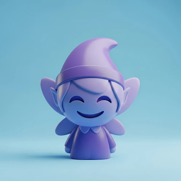 Cartoon Elf Illustration