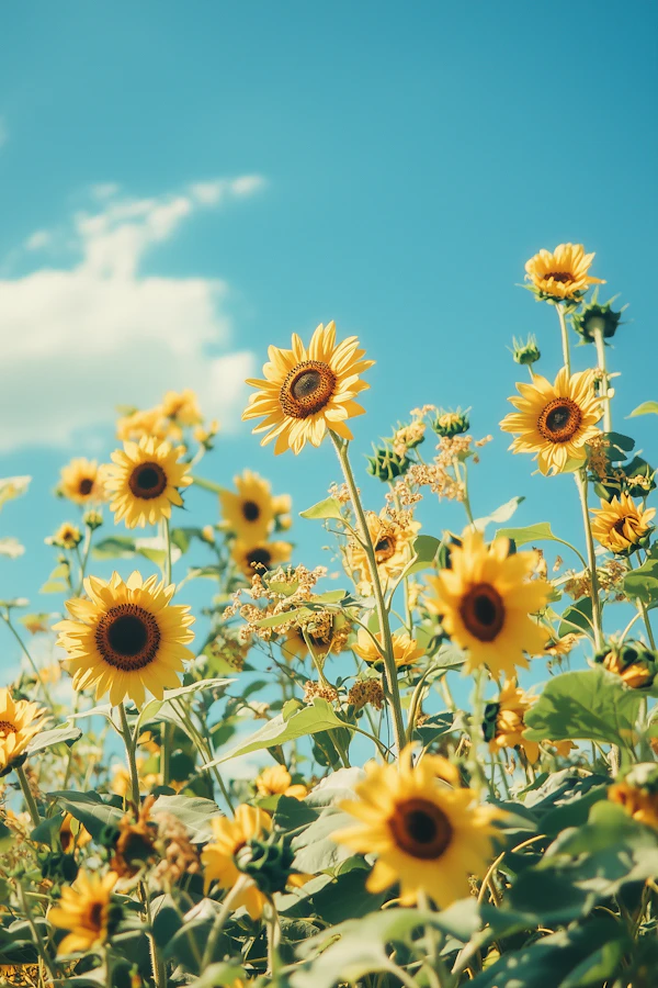Sunflower Field Bliss