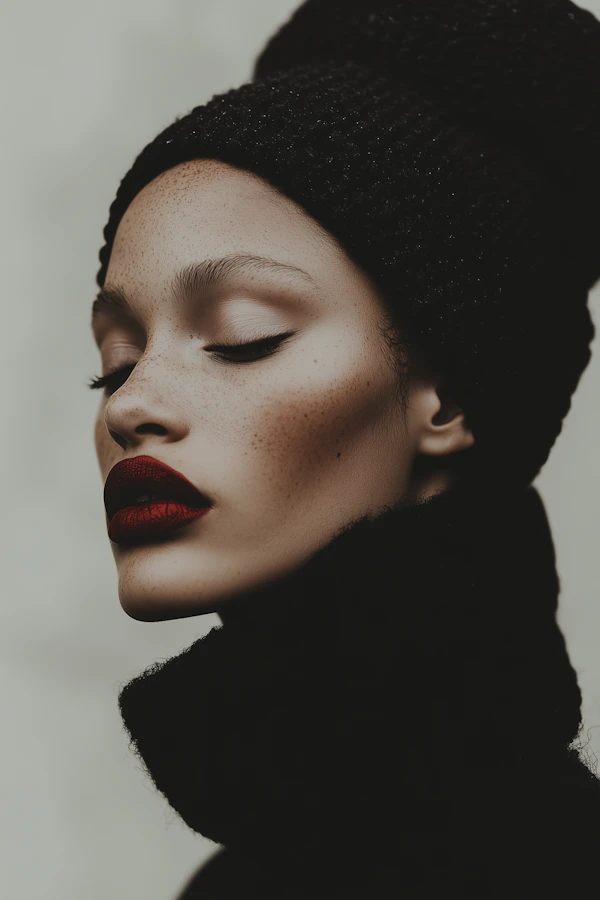 Elegant Portrait Close-Up