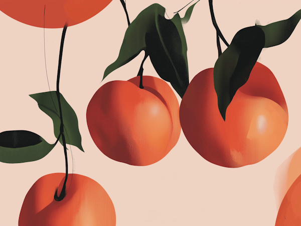 Stylized Tomatoes Illustration