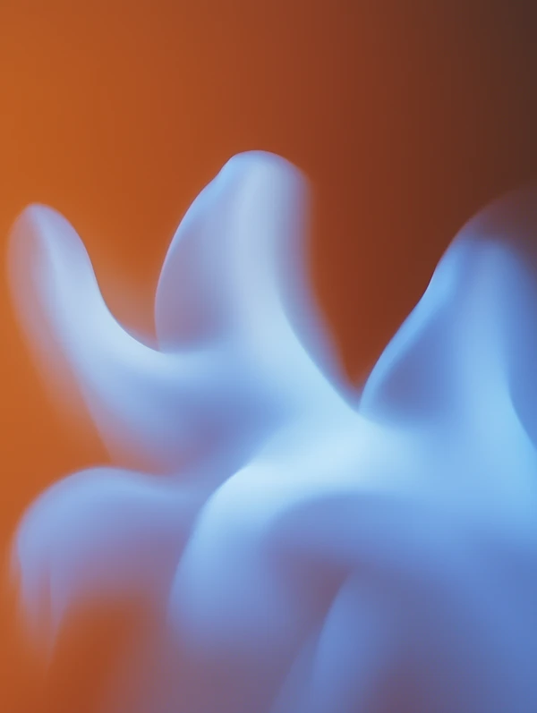 Abstract Blue & Orange