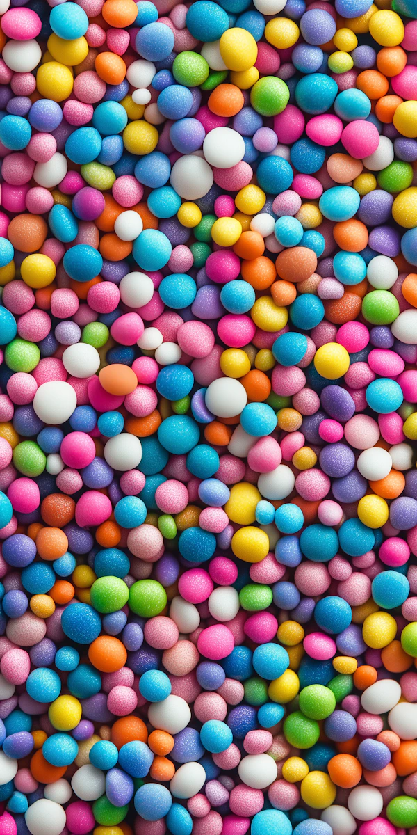 Colorful Spheres Pattern