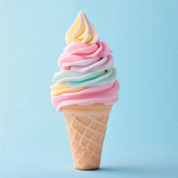 Pastel Ice Cream Cone