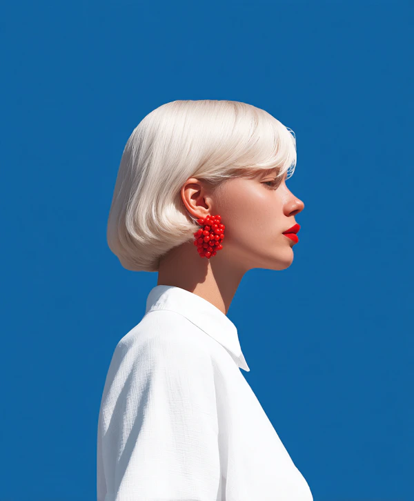 Bold Profile Portrait