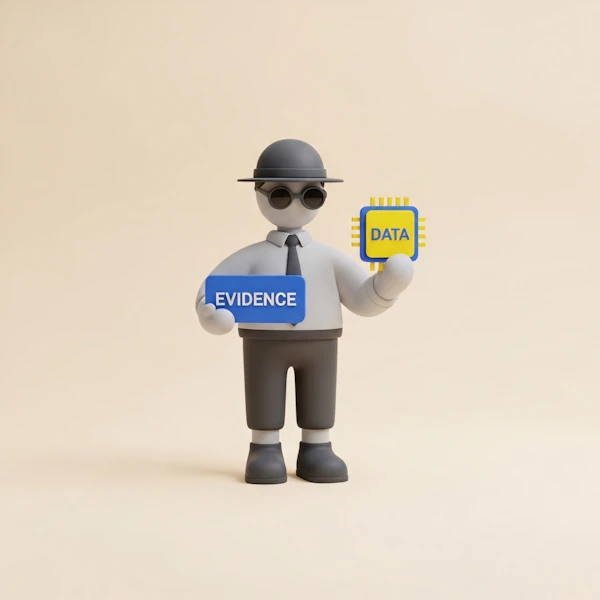 Stylized Detective Figure