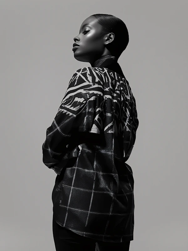 Elegant Monochrome Portrait