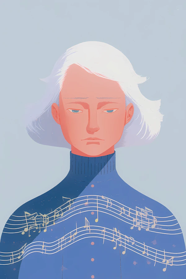 Musical Serenity Portrait