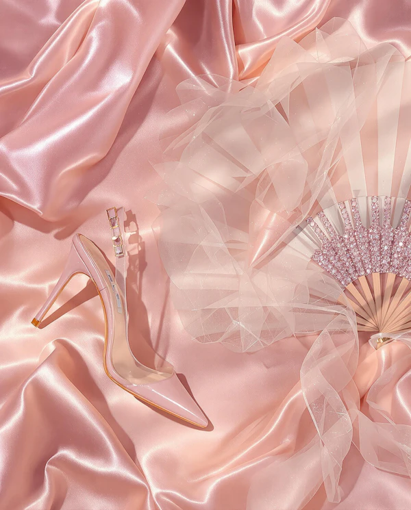 Elegant Satin Display