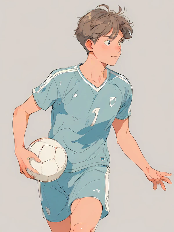 Soccer Player Portrait