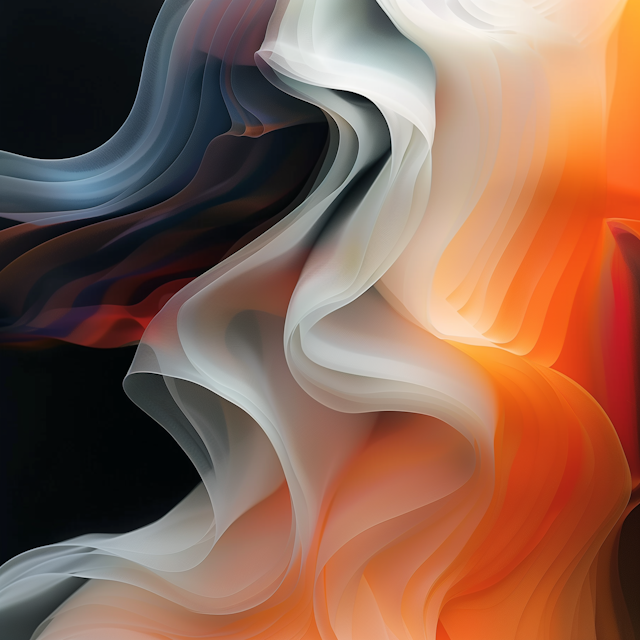 Abstract Art of Fluid Forms