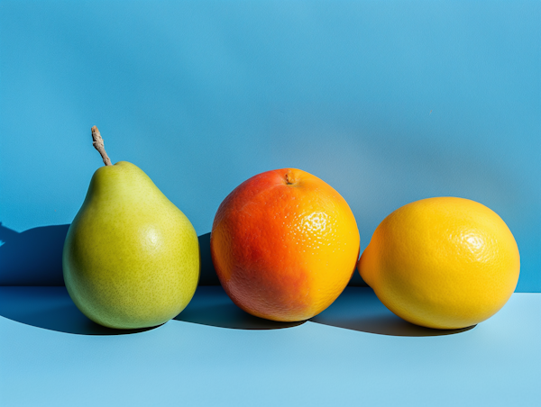 Vibrant Still Life of Fresh Fruits