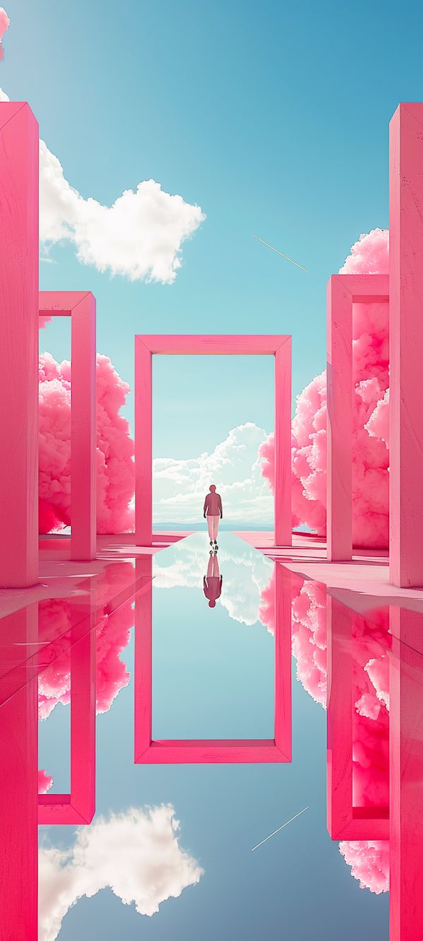 Surreal Geometric Gateway