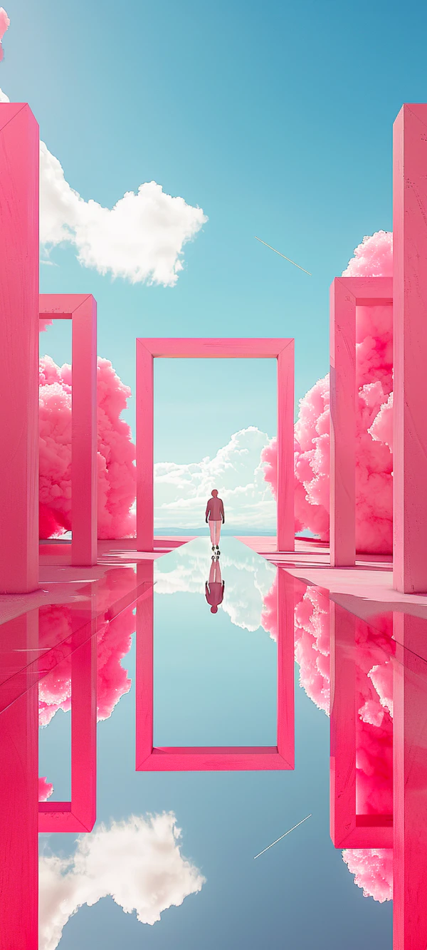 Surreal Geometric Gateway