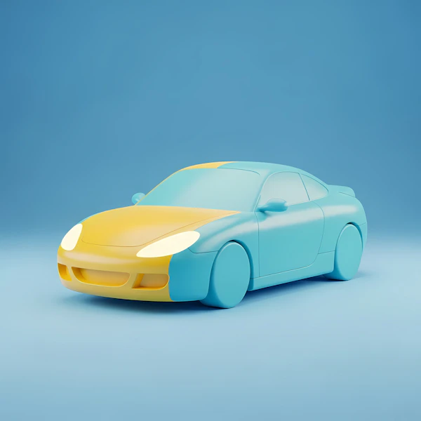 Stylized Sports Car