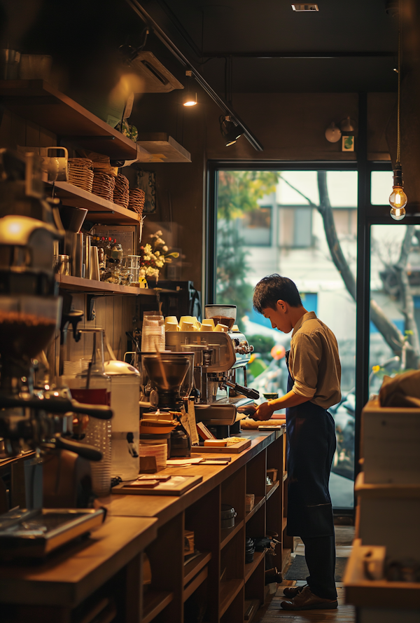 Serene Expertise at the East Asian Barista's Haven