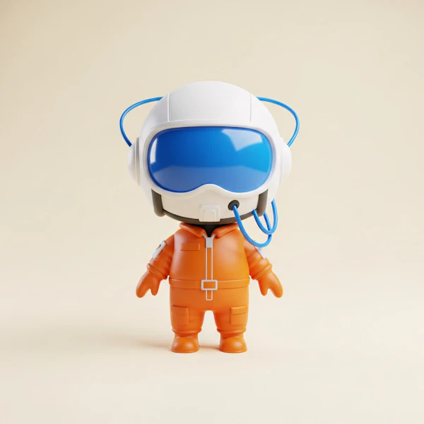 Cartoon Astronaut