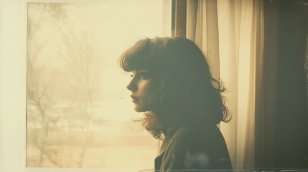 Contemplative Woman by the Window