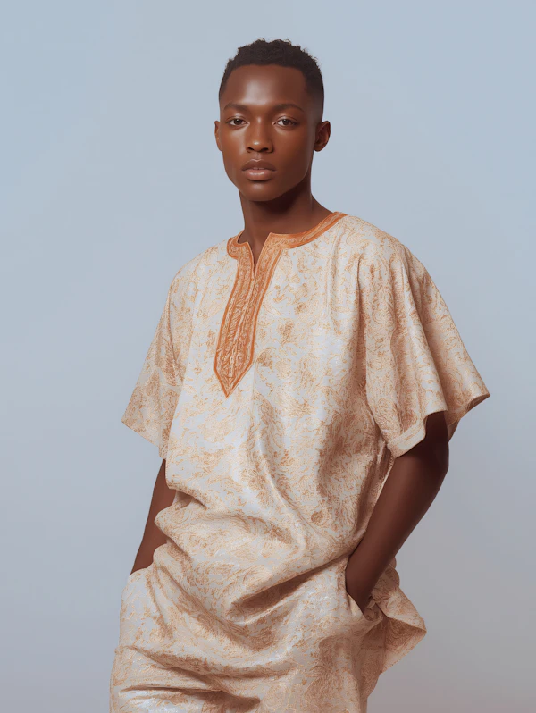 Man in Traditional Attire