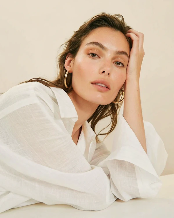 Woman in Natural Glow