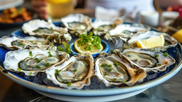 Fresh Oysters on Half Shell