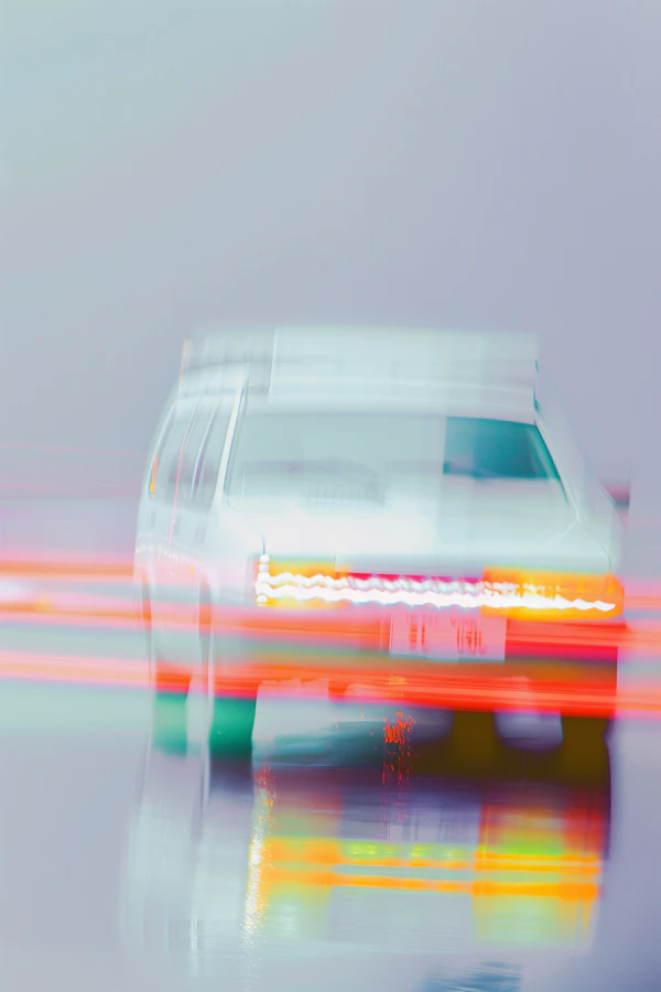 Blurred Car in Motion