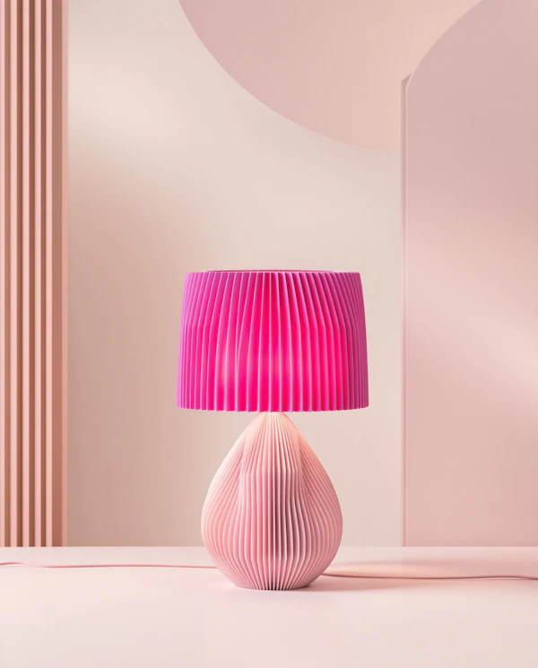 Modern Pink Table Lamp